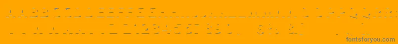 fuente HUSTLE 3 free personal use – Fuentes Grises Sobre Fondo Naranja