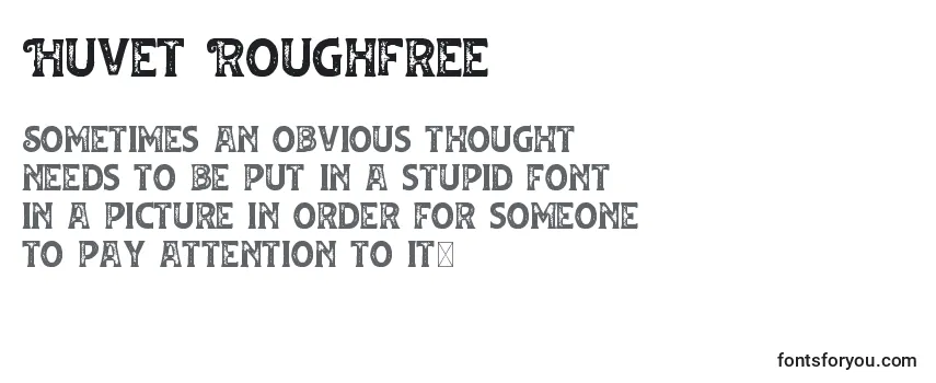 Huvet Roughfree-fontti
