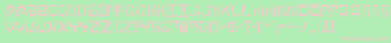 hydroge2 Font – Pink Fonts on Green Background