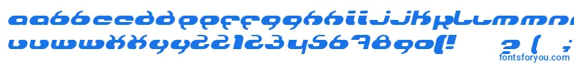 hydroi Font – Blue Fonts on White Background