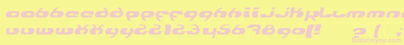 hydroi Font – Pink Fonts on Yellow Background
