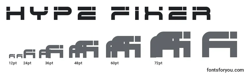 Hype fixer Font Sizes