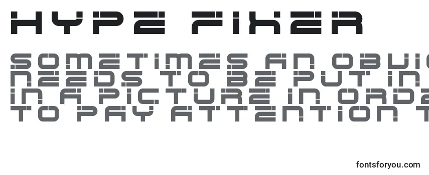 Hype fixer Font