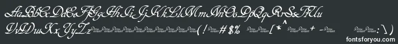 Hypertiroid   Demo Font – White Fonts on Black Background