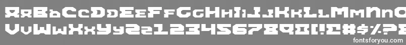 フォントAirae – 灰色の背景に白い文字