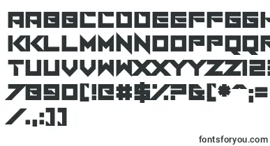 I Am A Designer font – square Fonts