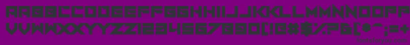 フォントI Am A Designer – 紫の背景に黒い文字