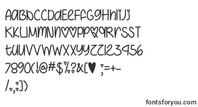 I Heart You Always   font – Fonts Starting With I