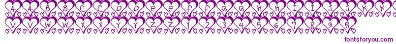 I love St Font – Purple Fonts