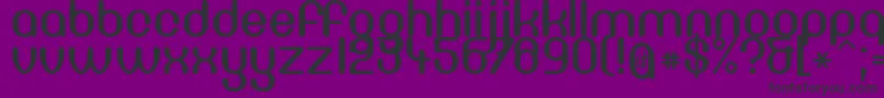 Df667Chlorine Font – Black Fonts on Purple Background