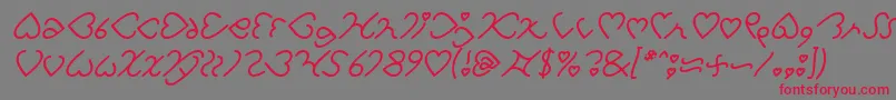 Más sobre la fuente I Love You Italic fuente I Love You Italic – Fuentes Rojas Sobre Fondo Gris