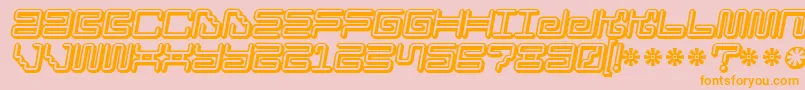 Ironloungesmart2 Font – Orange Fonts on Pink Background