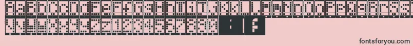 I Phone, You Phone Font – Black Fonts on Pink Background