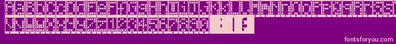 Police I Phone, You Phone – polices roses sur fond violet