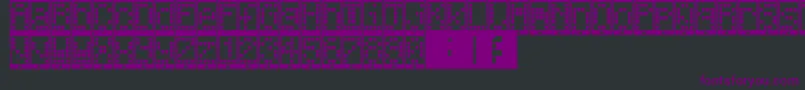 I Phone, You Phone Font – Purple Fonts on Black Background