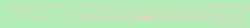 I Still Know Font – Pink Fonts on Green Background