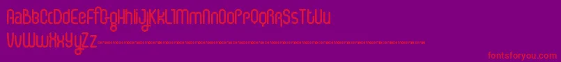 ICE CS   Font – Red Fonts on Purple Background