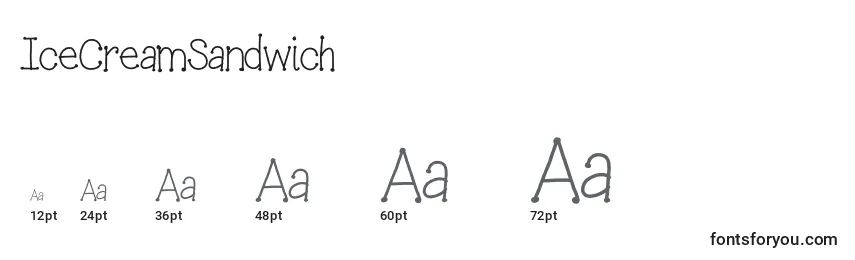 IceCreamSandwich (130099) Font Sizes