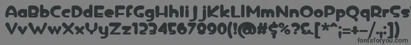 Шрифт icedrop bold – чёрные шрифты на сером фоне