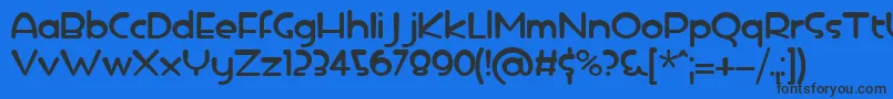 icedrop Font – Black Fonts on Blue Background