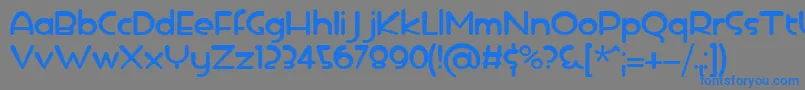 icedrop Font – Blue Fonts on Gray Background