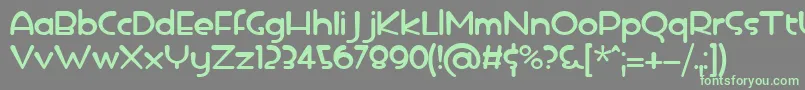 icedrop Font – Green Fonts on Gray Background