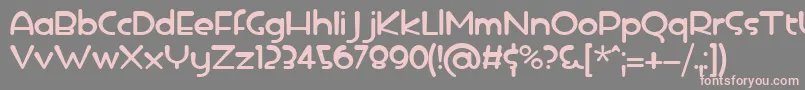 icedrop Font – Pink Fonts on Gray Background