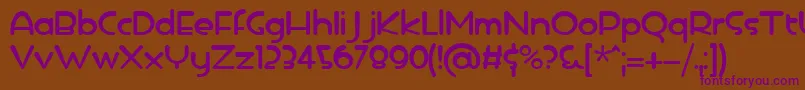 icedrop Font – Purple Fonts on Brown Background