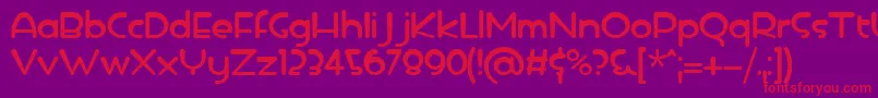 icedrop Font – Red Fonts on Purple Background