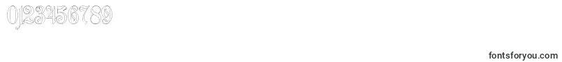 RuritaniaOutline Font – Fonts for Numbers and Digits