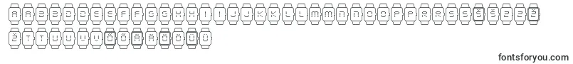 フォントichronoout – エストニアのフォント