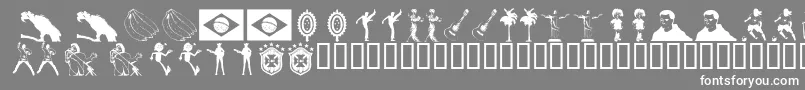フォントICONB   – 灰色の背景に白い文字