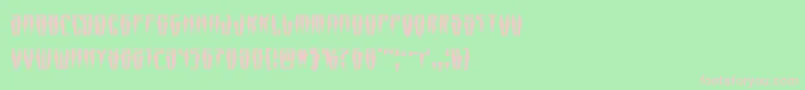 Swordtoothsquat Font – Pink Fonts on Green Background