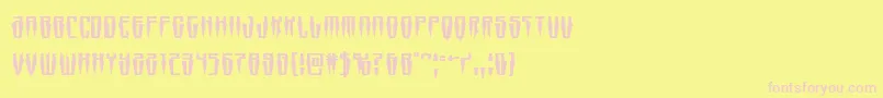 Swordtoothsquat Font – Pink Fonts on Yellow Background