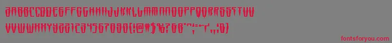 Swordtoothsquat Font – Red Fonts on Gray Background