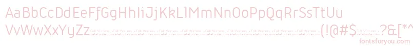 Iconic Regular trial Font – Pink Fonts on White Background
