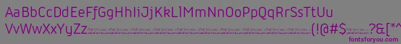 Iconic Regular trial Font – Purple Fonts on Gray Background