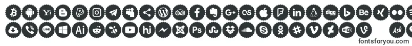 Шрифт Icons Color – шрифты для логотипов