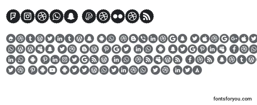 Schriftart Icons Color