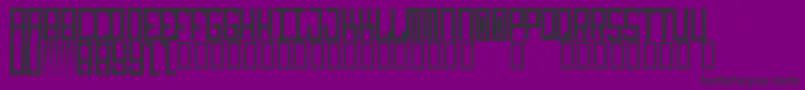 idiot Font – Black Fonts on Purple Background