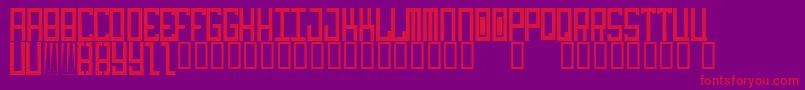 idiot Font – Red Fonts on Purple Background