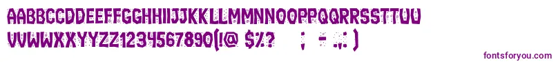 IgnorantBook-fontti – violetit fontit