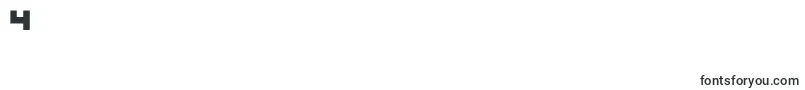 Czcionka TinyFont – czcionki cyfry 4
