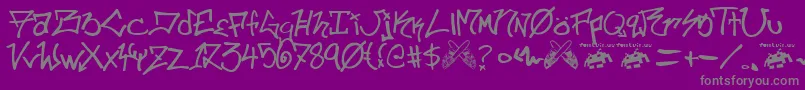 More about ill skillz fontvir us Font ill skillz fontvir us Font – Gray Fonts on Purple Background