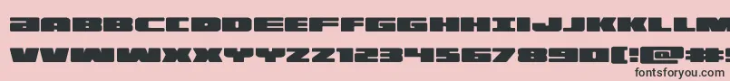 illumino Font – Black Fonts on Pink Background