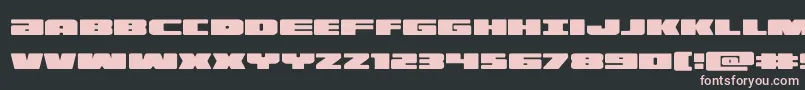 illumino Font – Pink Fonts on Black Background