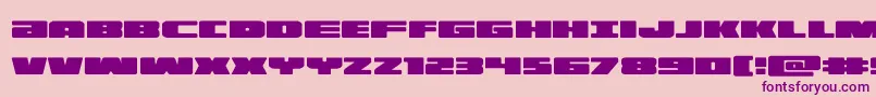 illumino Font – Purple Fonts on Pink Background