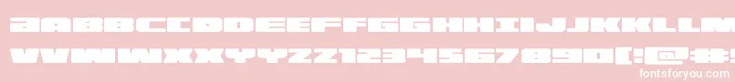 illumino Font – White Fonts on Pink Background