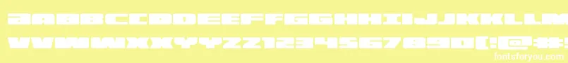 illumino Font – White Fonts on Yellow Background
