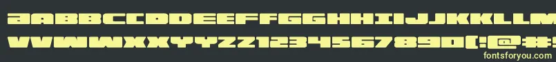 illumino Font – Yellow Fonts on Black Background